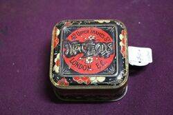 Small vintage Macleods Tea Tin London 