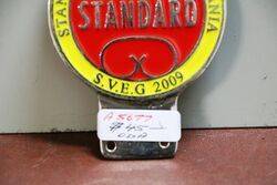 Standards Touring Tasmania 2009 Car Badge