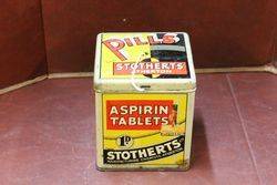 Stotherts Pills Shop Counter Display Tin