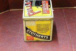 Stotherts Pills Shop Counter Display Tin