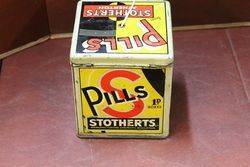 Stotherts Pills Shop Counter Display Tin