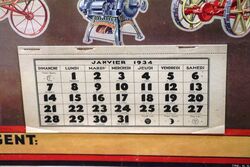 Stunning 1934 Albion Farming Calendar Framed Poster 