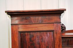 Stunning 200 year old Flame Mahogany Combination Wardrobe  