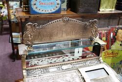 Stunning Antique All Brass National Cash Register 