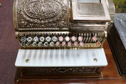 Stunning Antique All Brass National Cash Register 