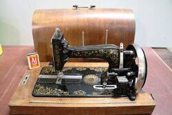 Stunning Antique German Made Sewing Machine 