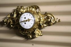 Stunning Gilt Bronze French Cartel Clock. #