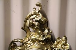 Stunning Gilt Bronze French Cartel Clock 