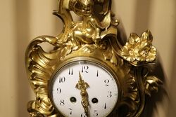 Stunning Gilt Bronze French Cartel Clock 