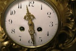 Stunning Gilt Bronze French Cartel Clock 