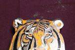 Stunning Tiger Head Grille Badge