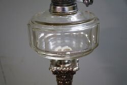 Stunning Victorian Corinthian Column Banquet Lamp 