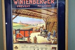 Stunning Wintenberger 1930 Farming Calendar Print 