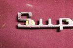 Super S Chrome Car Badge