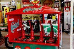 Superb CASTROL Bowtie 4 Pump Hi Boy Oil Dispenser 