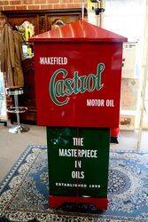 Superb CASTROL Bowtie 4 Pump Hi Boy Oil Dispenser 