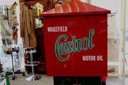 Superb CASTROL Bowtie 4 Pump Hi Boy Oil Dispenser 