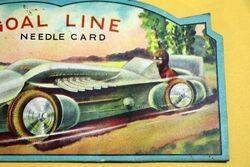 Superb Goal Line Pictorial Needle Card 