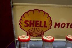 Superb Shell X100 Motor Oil 8 Bottle Rack 