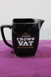 Sykes Crown Vat Whisky Pub Jug