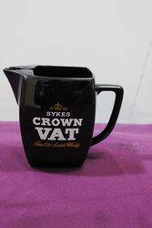 Sykes Crown Vat Whisky Pub Jug