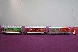 TN Japan Santa Fe Tin Train Toy 