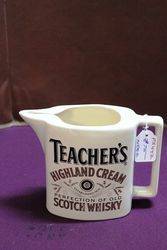 Teachers Highland Cream Scotch Whisky Pub Jug.
