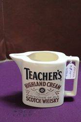 Teachers Highland Cream Scotch Whisky Pub Jug