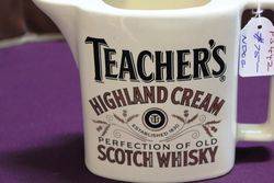 Teachers Highland Cream Scotch Whisky Pub Jug