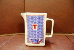 Tennets Lager Beer Pub Jug