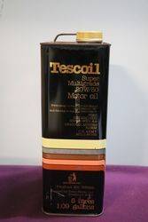 Tescoil 5 Litres Super Multigrade 20W50 Motor Oil Can