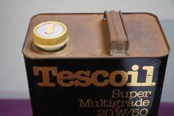 Tescoil 5 Litres Super Multigrade 20W50 Motor Oil Can