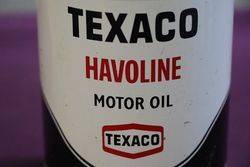 Texaco Havoline 1 Liter Motor Oil Tin