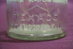 Texaco Pint Oil Bottle 