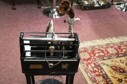 The Dictaphone Antique Dictating Machine Wax Recorder 