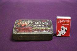 Three Nuns Cigarettes Glascow Tobacco Tin 