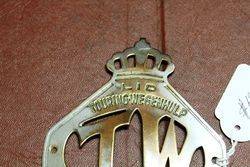 Touring Club Belgium Car Club Badge