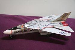 Toy Battery Operated TN Japan Grumman F IIIA Jet Fighter  