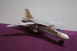 Toy Battery Operated TN Japan Grumman F IIIA Jet Fighter  