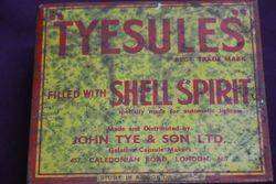 Tysules Automatic Lighters Filled With Shell Spirit Tin 