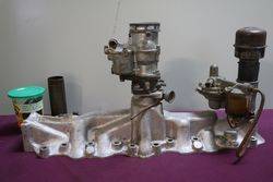 1946 Ford Flathead V8 Inlet Manifold Complete.