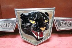 VINTAGE LAYLAND BLACK PANTHER BUS BADGE