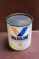 Valvoline 2.5kg Grease Tin.