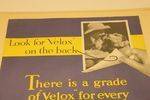 Velox Shop Advertising Display Card