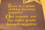 Velox Shop Advertising Display Card