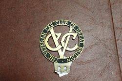 Veteran Car Club Badge