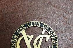 Veteran Car Club Badge