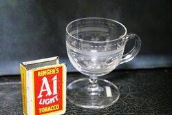Victorian Etched Bowl Custard Cup