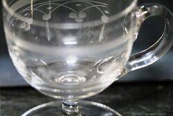 Victorian Etched Bowl Custard Cup