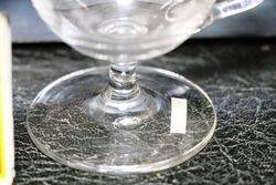 Victorian Etched Bowl Custard Cup